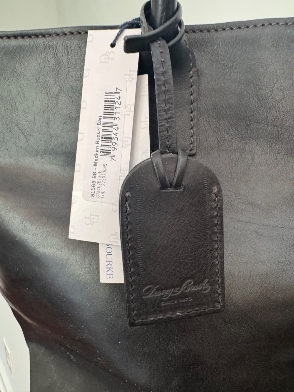 Dooney & Bourke Medium Black Tote NWT - Picture 5 of 14